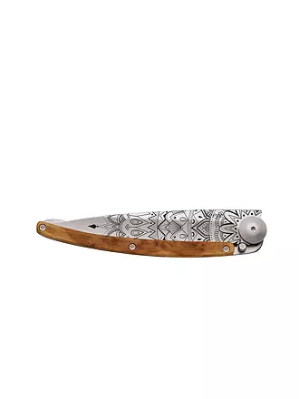 DEEJO | Taschenmesser Wacholderholz Titan MANDALA 37G | 